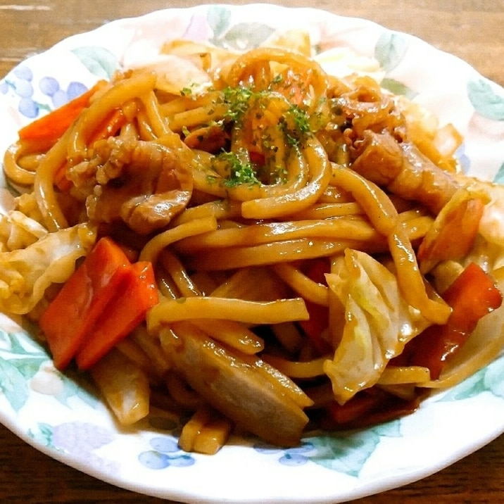 手作りソースで焼きうどん レシピ 作り方 By のん786 楽天レシピ